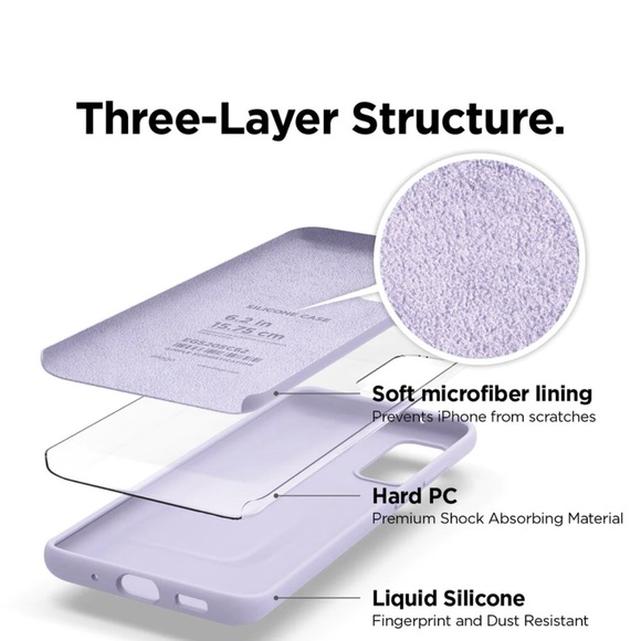 Galaxy S20 (6.2), Simplemade Slim Silicone Case - Picture 2 of 10